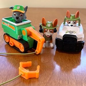Paw Patrol Set - Rocky & Tracker Combo